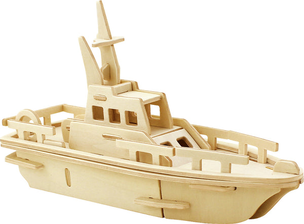 3D Classic Wooden Puzzle - Yacht