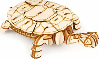 3D Modern Wooden Puzzle - Turtle