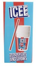 ICEE Paper Cups & Straws