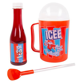 ICEE Making Cup & Cherry Syrup