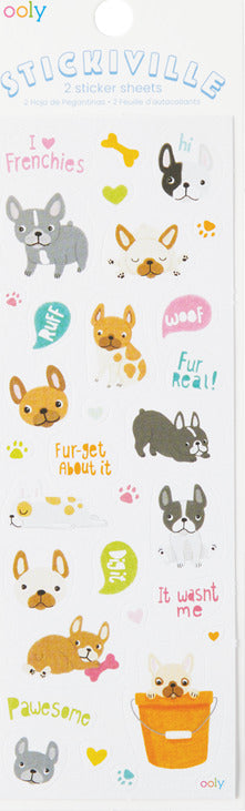 Stickiville Frenchies Stickers