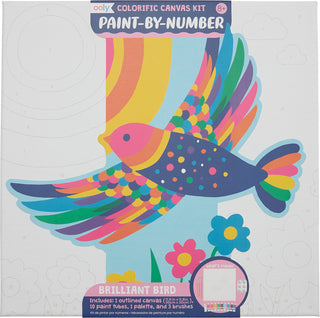 Colorific Canvas Paint By Number Kit - Brilliant Bird