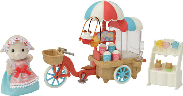 Calico Critters Popcorn Delivery Trike