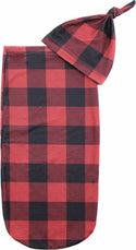 Cutie Cocoon - Cocoon and Hat Set (Buffalo Plaid)