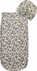 Cutie Cocoon - Cocoon and Hat Set (Blush Leopard)