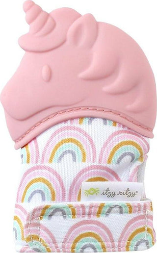 Itzy Mitt - Teething Mitt (Light Pink Unicorn)