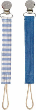 Itzy Clip - Fabric Pacifier Strap (Blue)