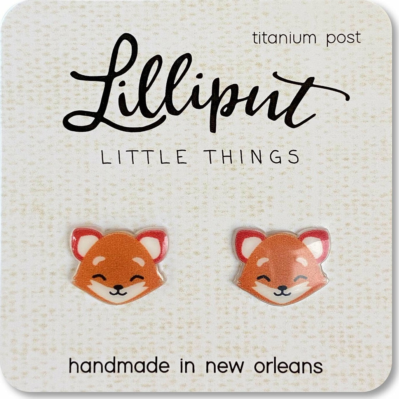 Red Fox Earrings