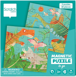 Magnetic Puzzle Book: Dino