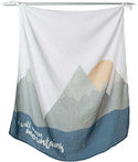 Lulujo "I Will Move Mountains" Baby's First Year Blanket & Cards Set