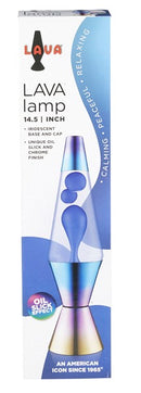 14.5" Lava Lamp: Oil Slick Blue/Clear-2