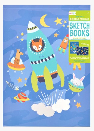 Doodle Pad Duo Sketch Book: Outer Space