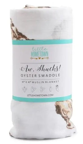 Swaddle Blanket: Oyster