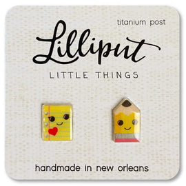 Pencil & Paper Earrings
