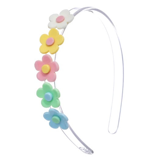 Headband: Pastel Multi Flowers