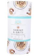 Swaddle Blanket: Shrimp & Grits-1