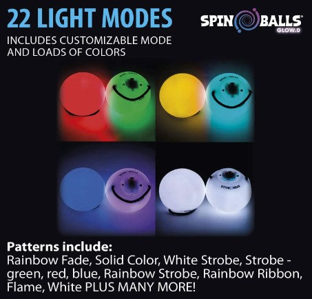 Light-Up Spin Balls (Set of Two)