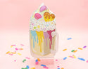 Milkshake Mug Handbag (Rainbow Sprinkles)