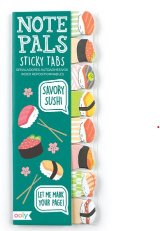 Note Pals Sticky Note Tabs - Savory Sushi