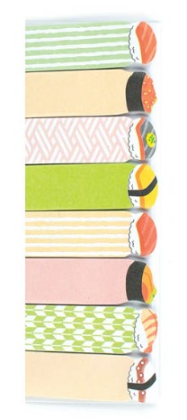 Note Pals Sticky Note Tabs - Savory Sushi