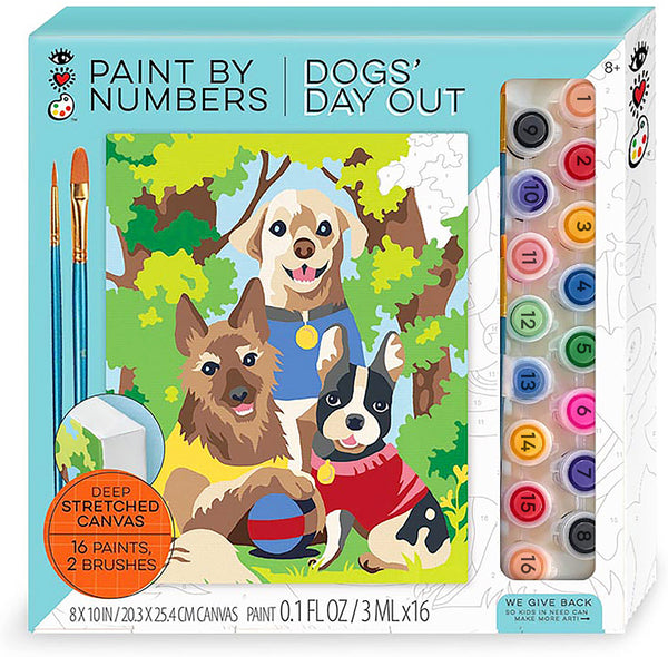 Paint By Number Dogs' Day Out Bayou Kids