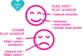 Klee Kids Natural Mineral Play Makeup Kit Mermaid Star