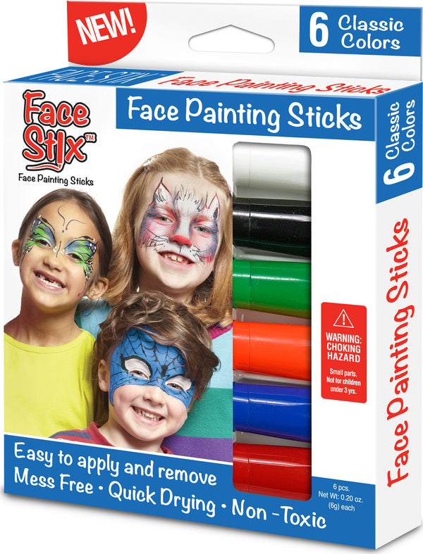 Face Paint Stix  6 Pack