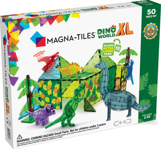 Magna-Tiles Dino World XL (50 Piece Set)