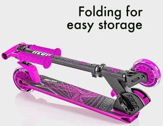 Vector Pink LED Scooter