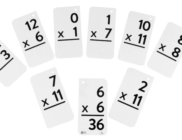 Math Flash Cards: Multiplication